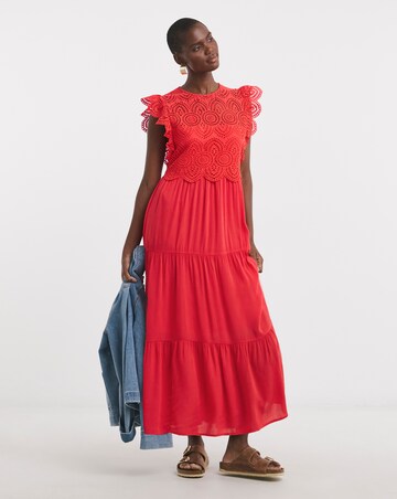 Broderie 2 - in - 1 Maxi Dress