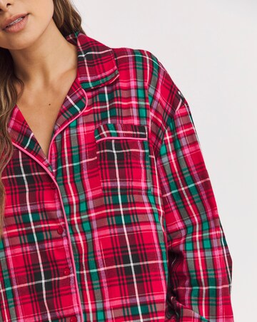 Check Button Through Pyjama Set