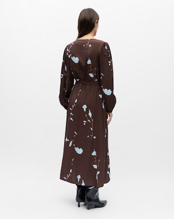 OBJECT V-Neck Midi Dress