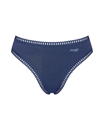 Sloggi (3 Pack) Go Crush Tai Knickers Blue Multi