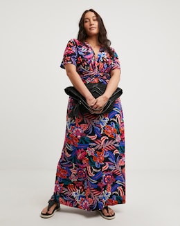 Joe Browns Knot Front Jersey Maxi Dress