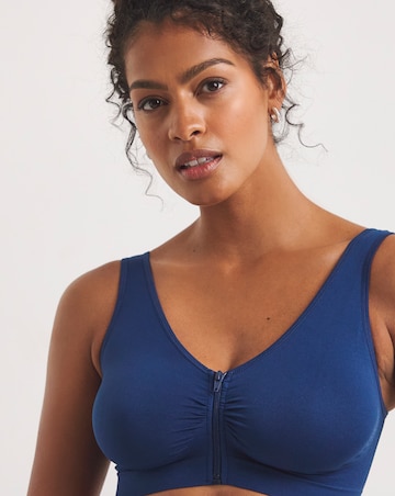 Pretty Secrets (2 Pack) Zip Front Fastening Comfort Tops (Fits Up To D)