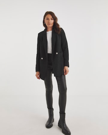 Boucle Double Breasted Blazer