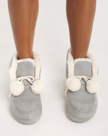 Ola Scandi Slipper Boots Wide E Fit