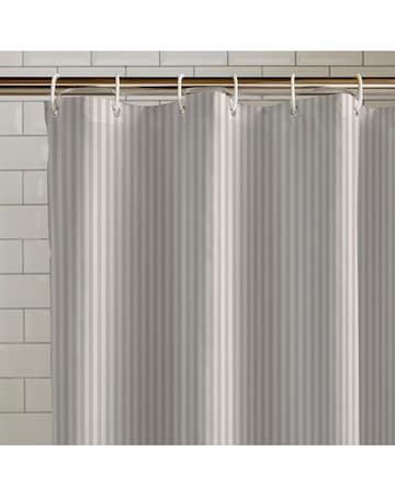 Catherine Lansfield Timeless Stripe Shower Curtain