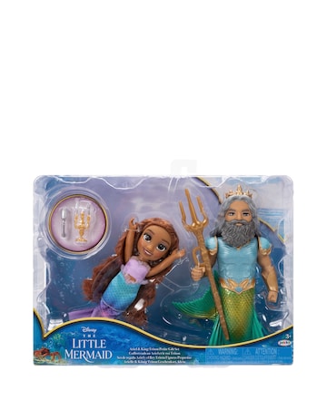 The Little Mermaid Ariel & King Triton 6Inch Petite Gift Set