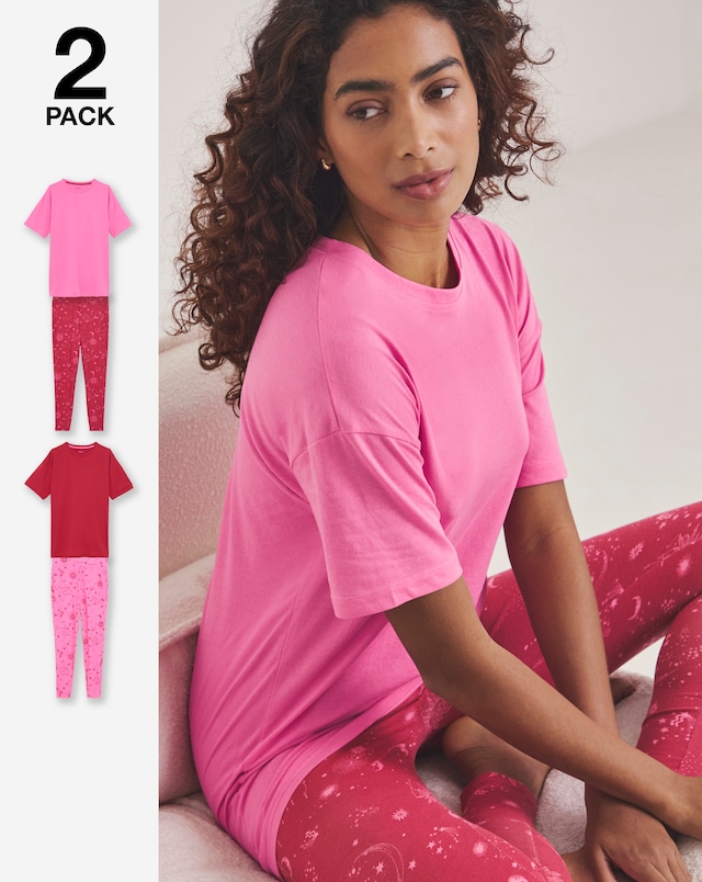 Simply Be (2 Pack) Celestial Pyjama Legging Set