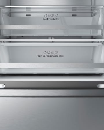 Hisense RF632N4WIE Fridge Freezer - Stainless Steel E Rated