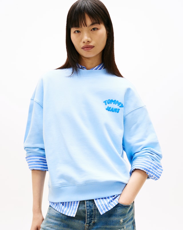 Tommy Jeans Boxy Bubble Crew Sweatshirt
