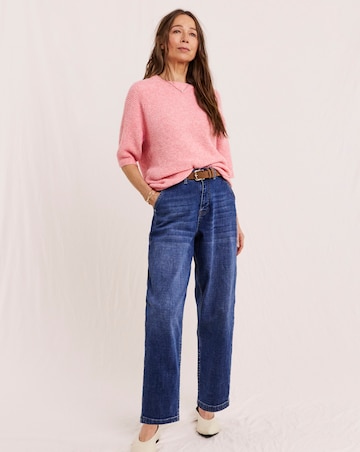 Julipa Short Sleeve Button Back Jumper