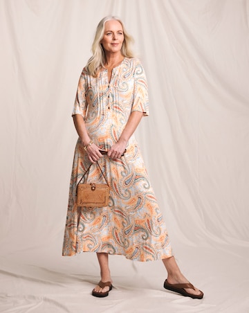 Julipa Pintuck Jersey Midi Dress