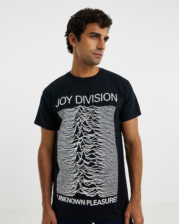 Joy Division Graphic Band T-Shirt - Black