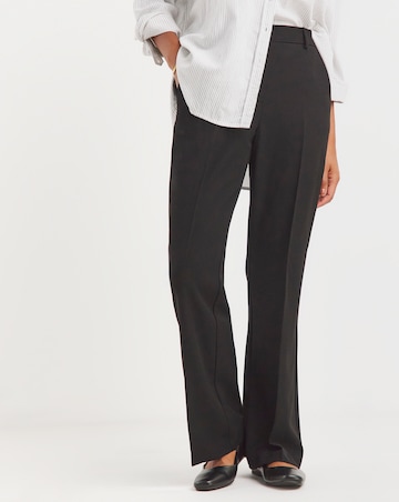 Black Tailored Bootcut Trousers