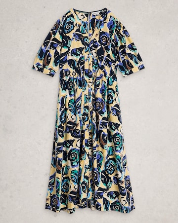 White Stuff Fern Linen Blend Dress