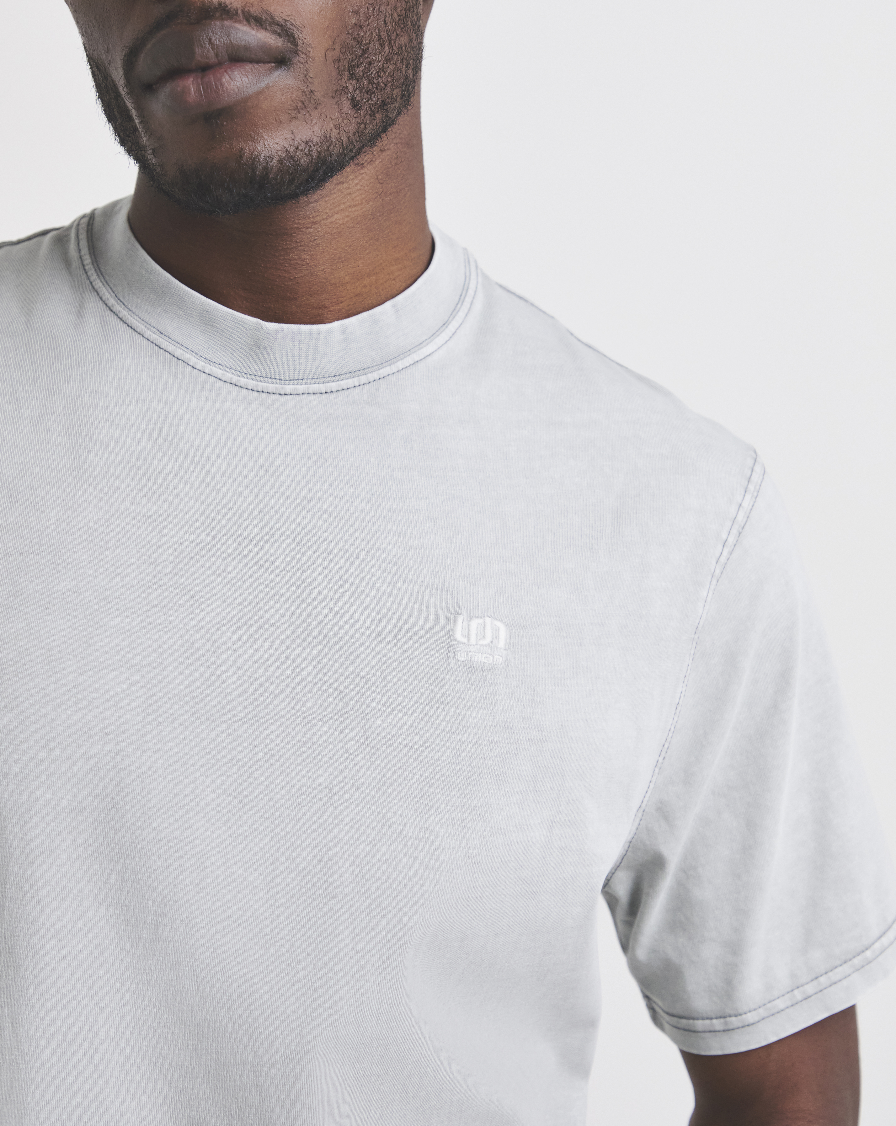 Union Garment Dyed T-Shirt-Grey