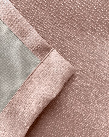 Matrix Light Filtering Textured Embossed Pencil Pleat Thermal Curtain