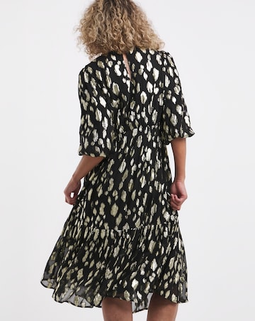 Animal Jacquard Maxi Dress