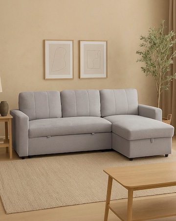 Aspire Nexis Right Corner Chaise Storage Sofa Bed