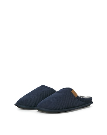 Jack & Jones Cordie Mule Slipper - Navy
