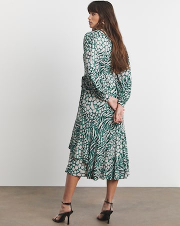 Joanna Hope Jersey Wrap Midi Dress