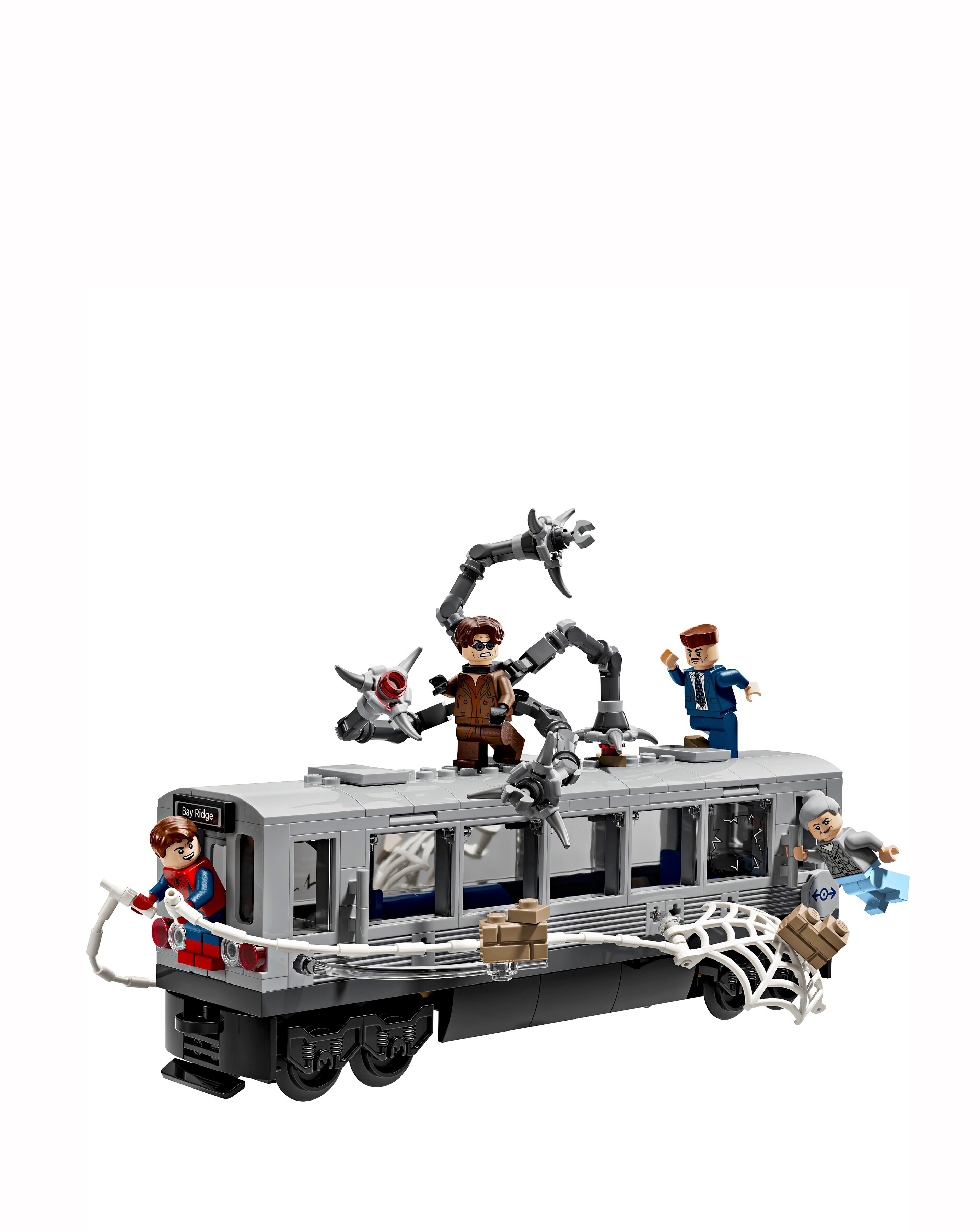 LEGO Marvel Spider-Man vs. Doc Ock Subway Train Scene, Super Hero