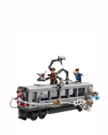 LEGO Marvel Spider-Man vs. Doc Ock Subway Train Scene, Super Hero Building 76321