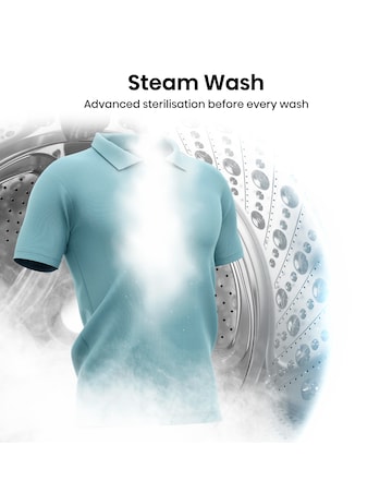 Hisense 7 Series WF7S1247BB AI Wifi-enabled 12kg 1400 spin Washing Machine Black