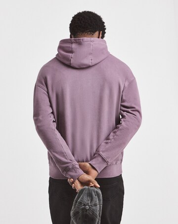 Union Relaxed Hooded Sweatshirt - Plum