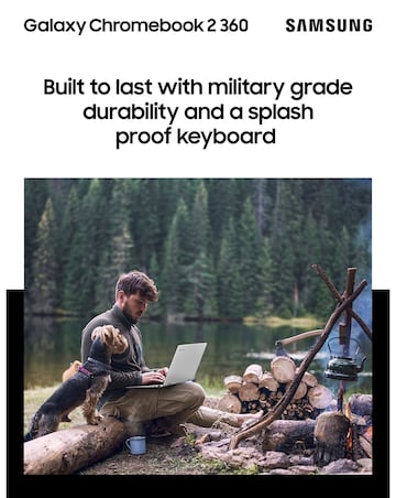 Samsung Galaxy Chromebook2 360 12.4in CEL 4GB 64GB - Silver