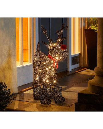 Three Kings Sparkly Rudolph