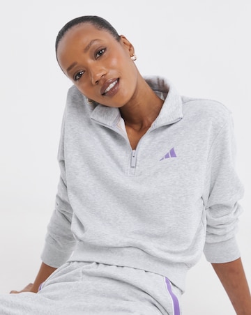 adidas Colourblock 1/4 Zip Sweatshirt