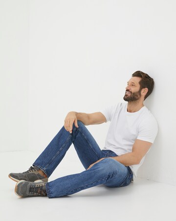 FatFace Straight Fit Jeans - Stonewash