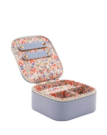 Sophia Lane Blue Floral Jewellery Box