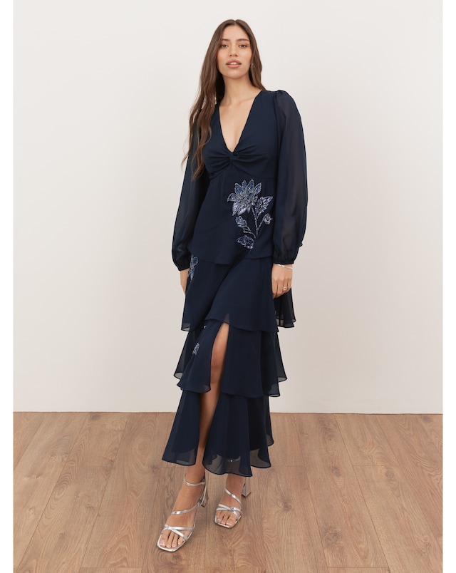 Maya Deluxe Embellished Dress