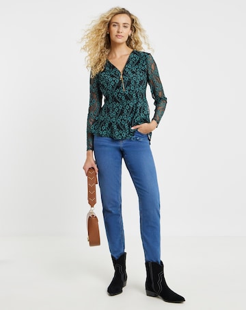 Joe Browns Georgie Lace Zip Top