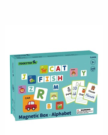 Tooky Wooden Magnetic Box - Alphabet