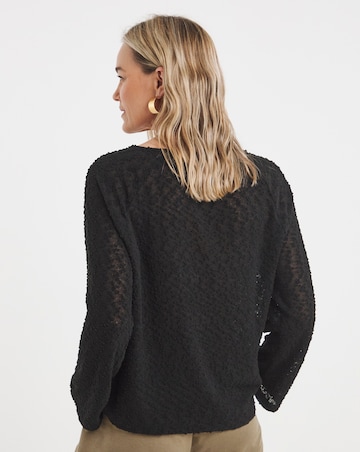 Boucle Slouch Top