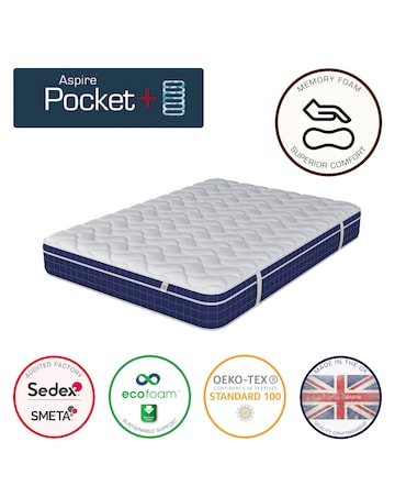 Aspire Invigorate Pocket Memory Hybrid Mattress