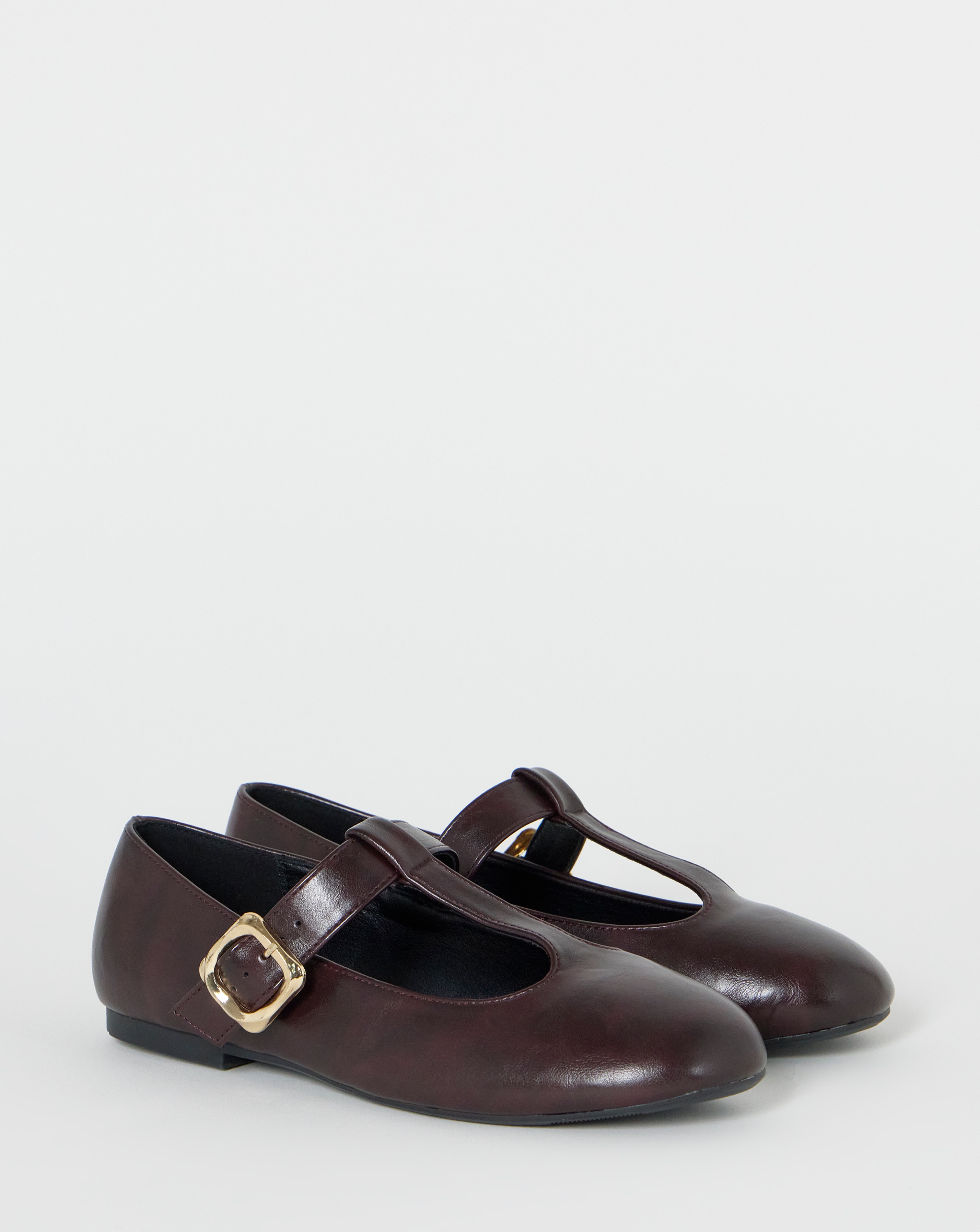 Rose T Bar Mary Jane Shoes - Wide Fit (E) | JD Williams