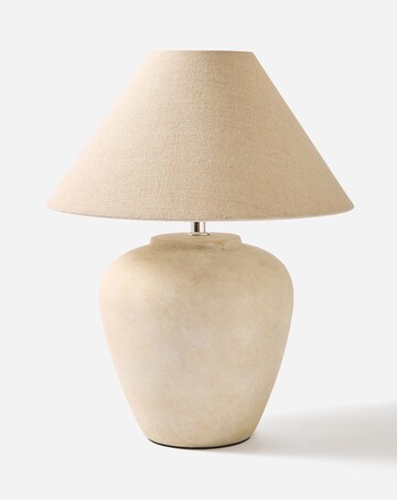 Nolan Cream Ceramic Urn Table Lamp