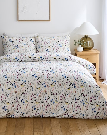 Eliza Floral Bird Duvet Cover Set