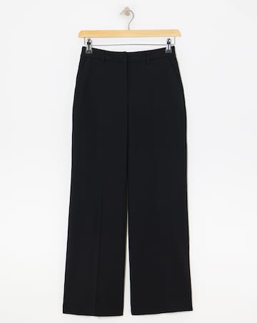 Black Tailored Wide Leg Trousers