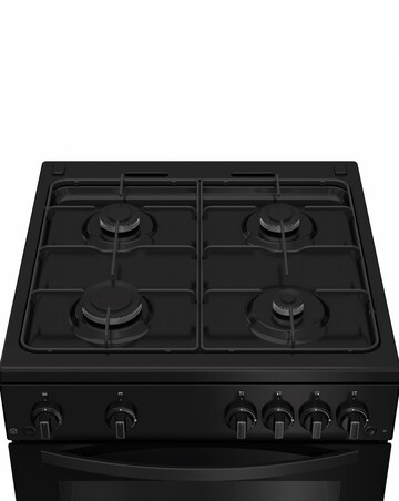 Indesit ITG6GB 60cm Gas Twin Cooker - Black + Installation