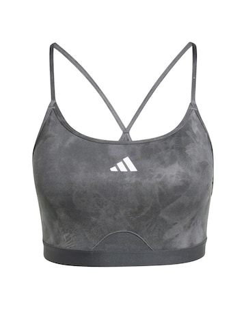 adidas All Over Print Low Support Sports Bra