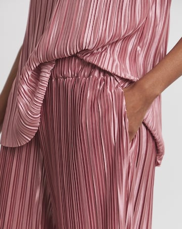 Joanna Hope Plisse Wide Leg Trousers