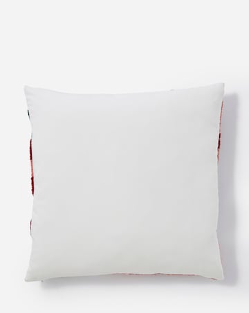 Eva Boucle Embroidered Floral Cushion