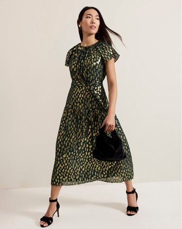 Phase Eight Lilani Shimmer Midi Dress