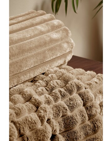 Catherine Lansfield Cosy Ribbed Throw