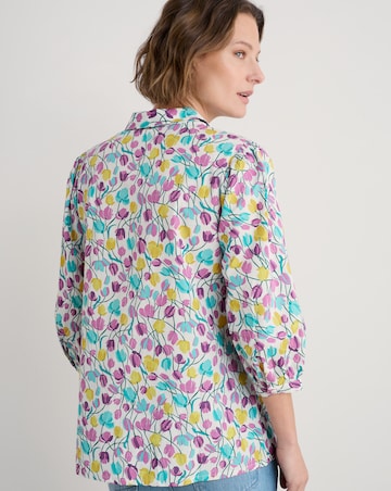 Seasalt Cornwall Hope Cottage Blouse Spring Tulips Chalk