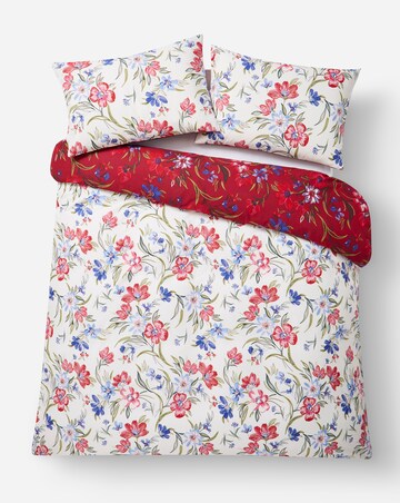 Julipa Ruth Floral Cotton Blend Reversible Duvet Set